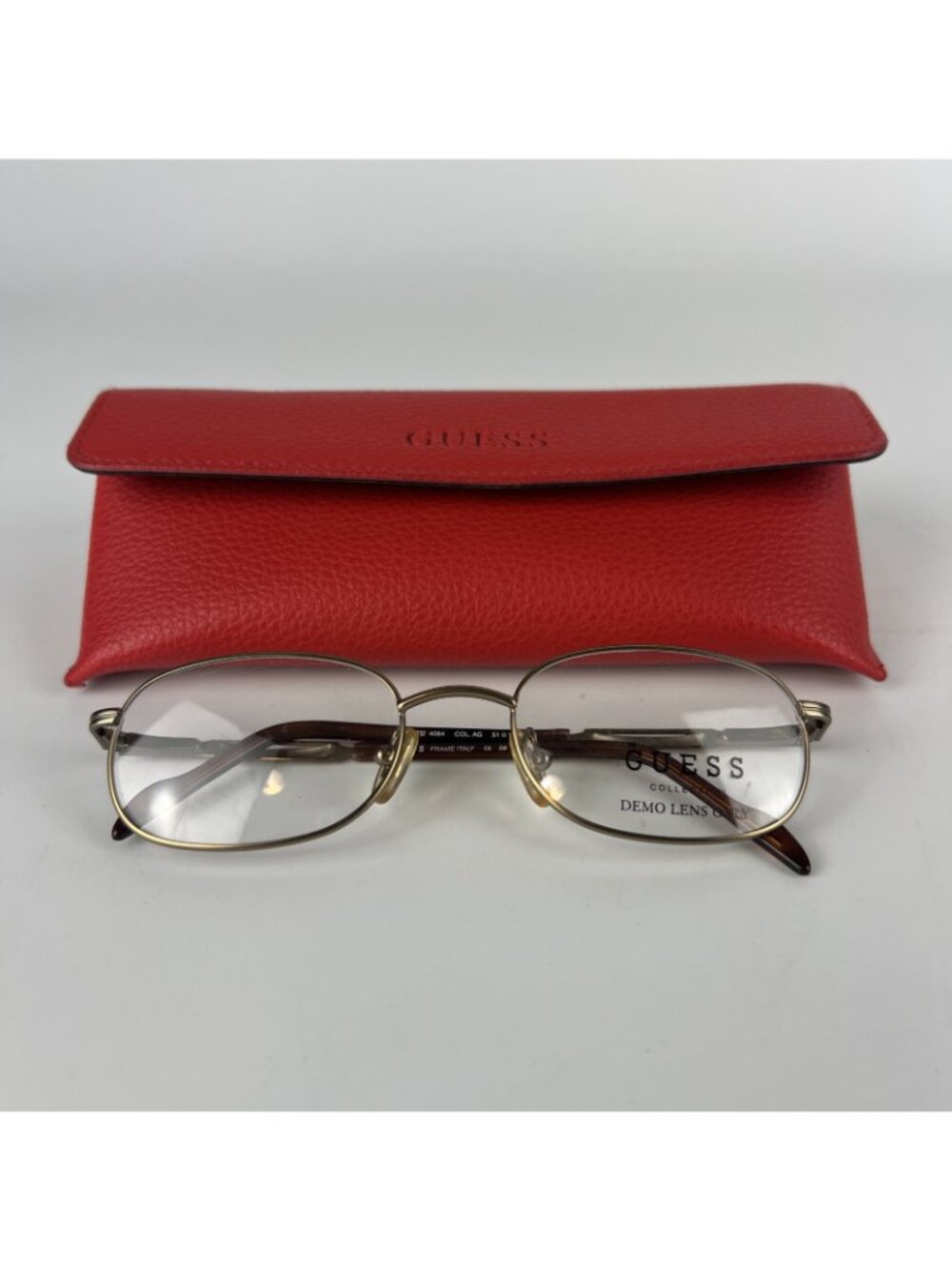 Guess GU4064 Eyeglasses Frames Gold Italy Authentic with Case - Picture 2 of 7